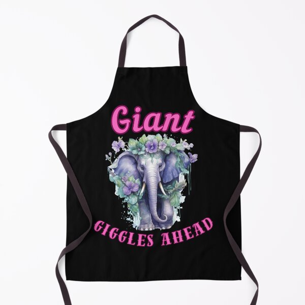 Item preview, Giant Giggles Ahead. elephant saying designed and sold by ElephantVibes.