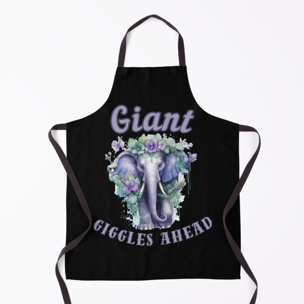 Item preview, Giant Giggles Ahead. elephant quote designed and sold by ElephantVibes.