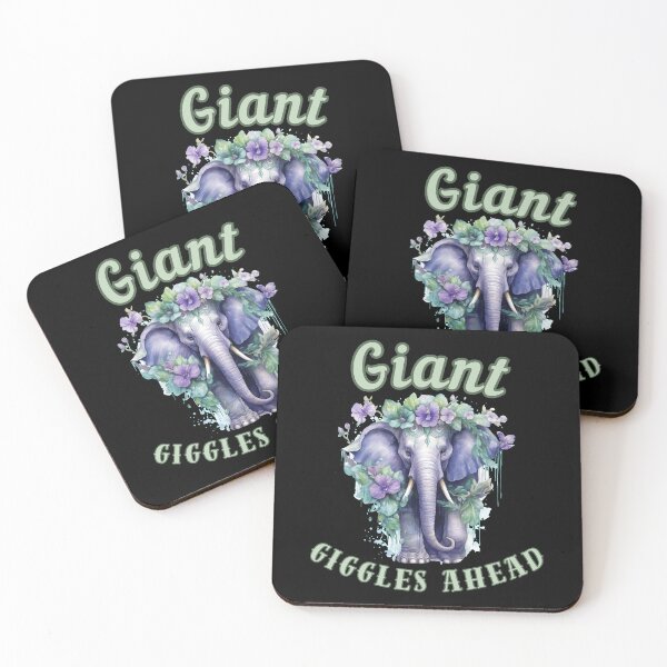 Item preview, Giant Giggles Ahead. Flower elephant designed and sold by ElephantVibes.