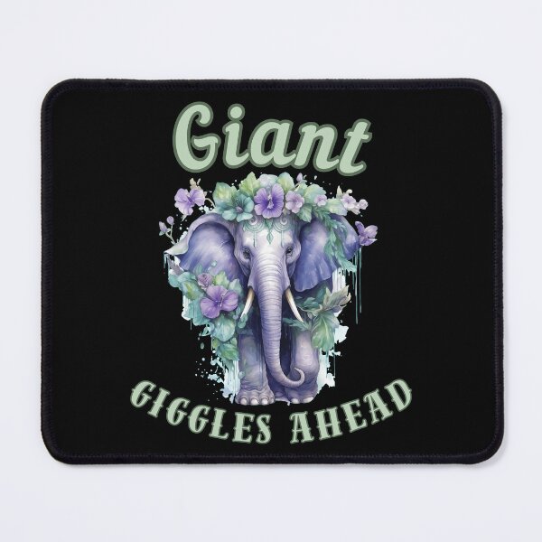 Item preview, Giant Giggles Ahead. Flower elephant designed and sold by ElephantVibes.