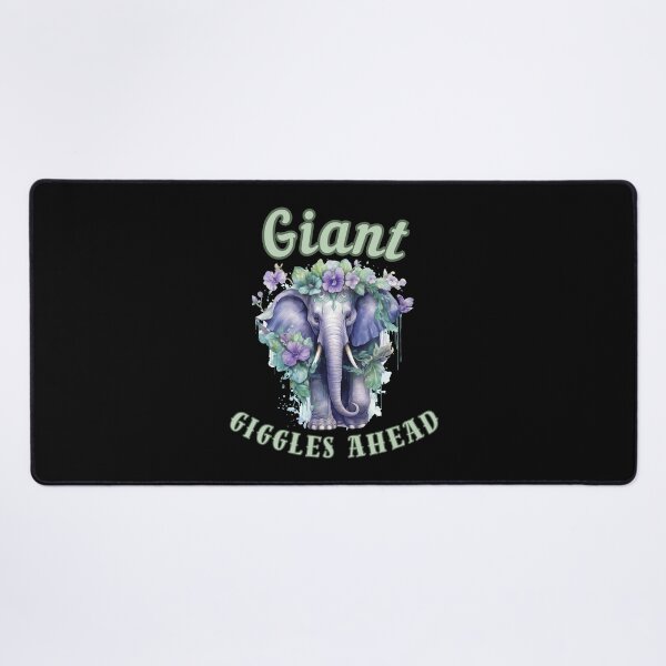 Item preview, Giant Giggles Ahead. Flower elephant designed and sold by ElephantVibes.