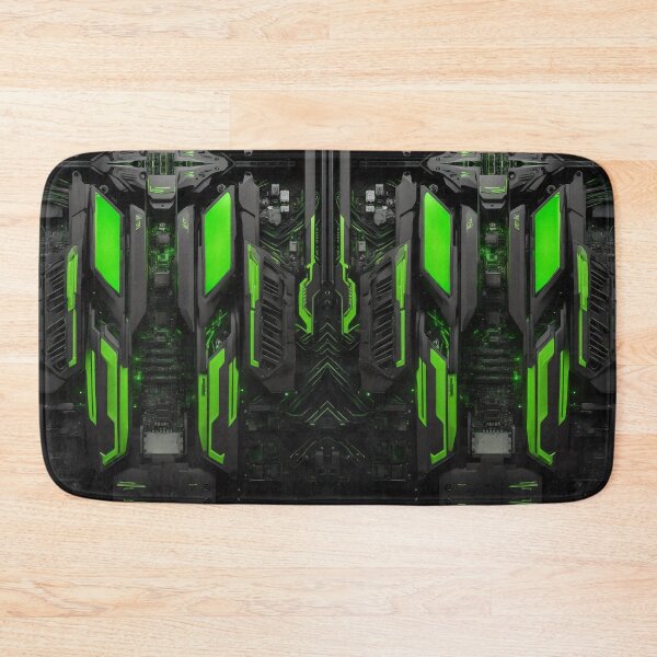Item preview, Cybernetics _ Black and Green - 02 designed and sold by Mystic-Images.