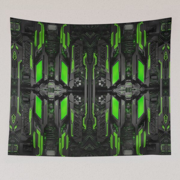 Item preview, Cybernetics _ Black and Green - 02 designed and sold by Mystic-Images.