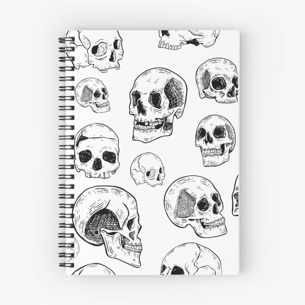 Item preview, SKULL SKETCH SURFACE PATTERN designed and sold by HowreSketch.