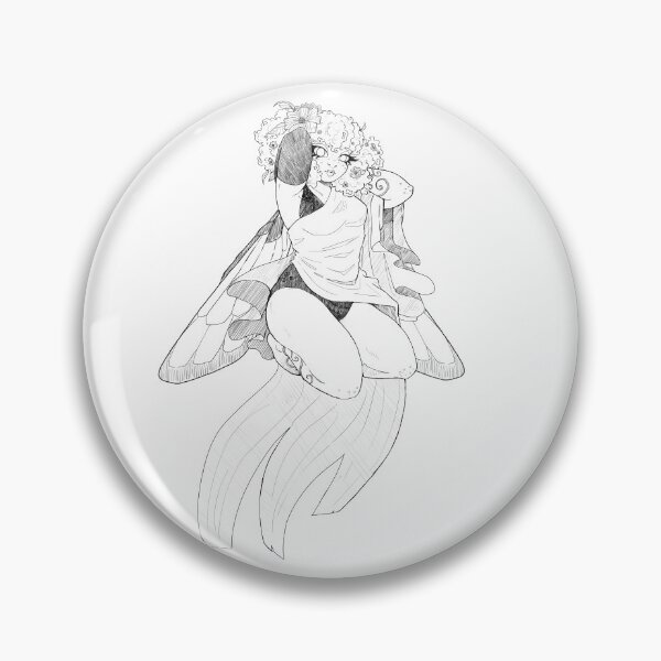 Item preview, black girl fairy pin up with big eyes and small nose  designed and sold by PinUP Fairies.
