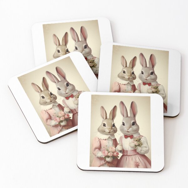 Item preview, Antique Bunny Ballad - A Melodic Valentine's Day Tale in Vintage Style designed and sold by Silver Medal.