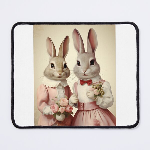 Item preview, Antique Bunny Ballad - A Melodic Valentine's Day Tale in Vintage Style designed and sold by Silver Medal.