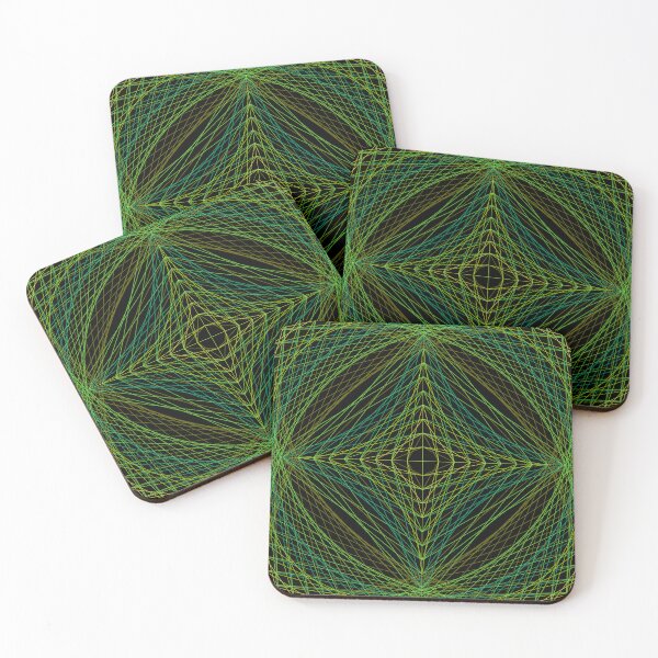 Item preview, Rectangular Pattern #4 Morph C [15078-Greens-BB] designed and sold by LottMultimedia.