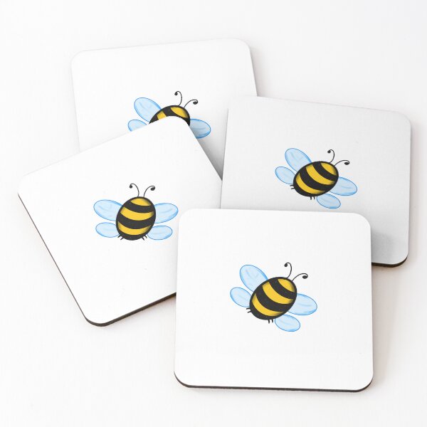 Artikelvorschau, süßer Bienenaufkleber entworfen und verkauft von harriiiboo.