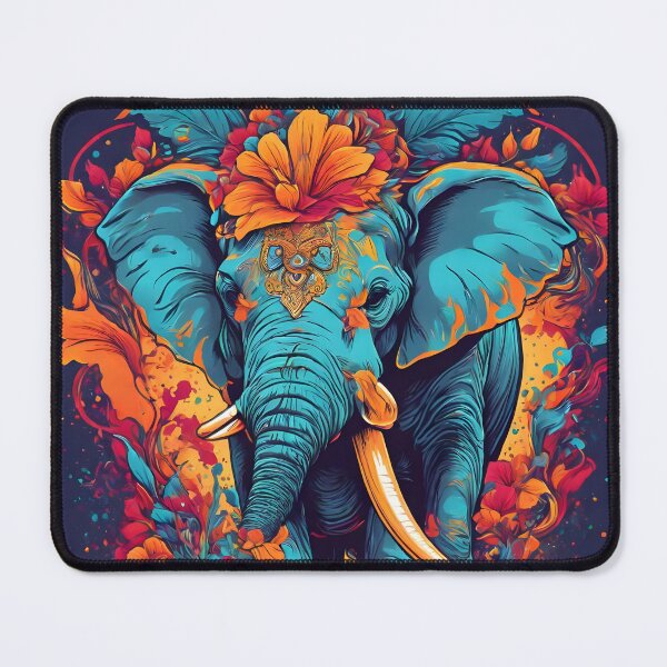 Item preview, Psychedelic Elephant designed and sold by WANBASTEN.