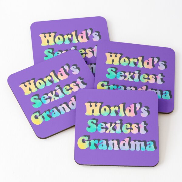 Item preview, World's Sexiest Grandma (rainbow tie-dye) designed and sold by PastelMushroom.