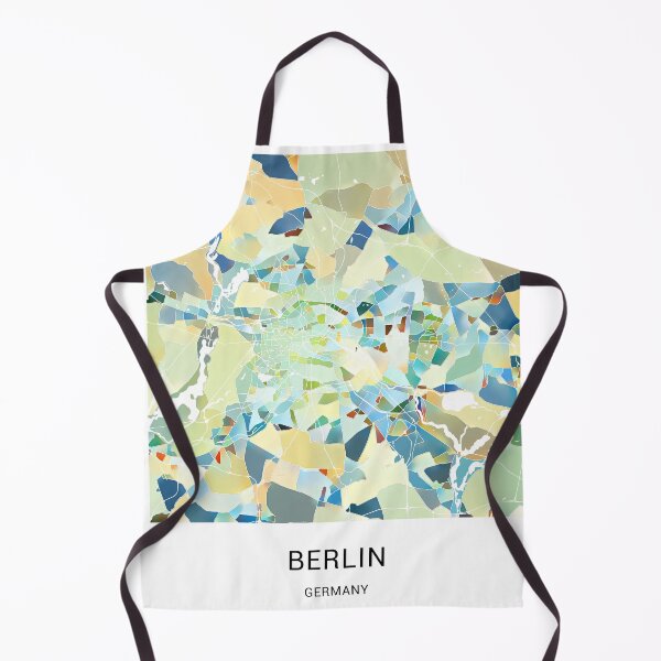 Item preview, Berlin Germany Named City Map - Pastel Color Scheme designed and sold by StylishStacks.