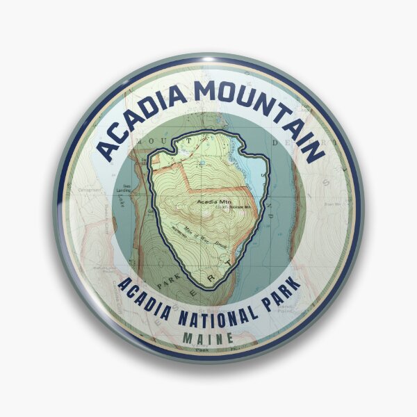 Item preview, Acadia Souvenir Map - Acadia Mountain designed and sold by Willz Designz.