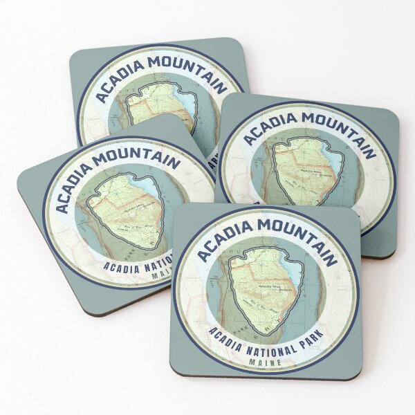 Item preview, Acadia Souvenir Map - Acadia Mountain designed and sold by Willz Designz.