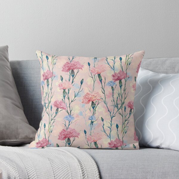 Item preview, Soft Pastel Carnations - Floral Pattern designed and sold by HAL2501.