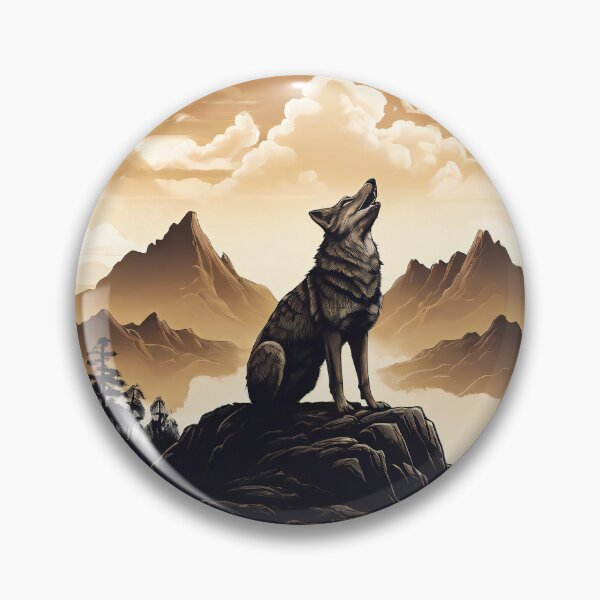 Item preview, Loneliness of the Wolf: Mountain Twilight designed and sold by MarketMovers.