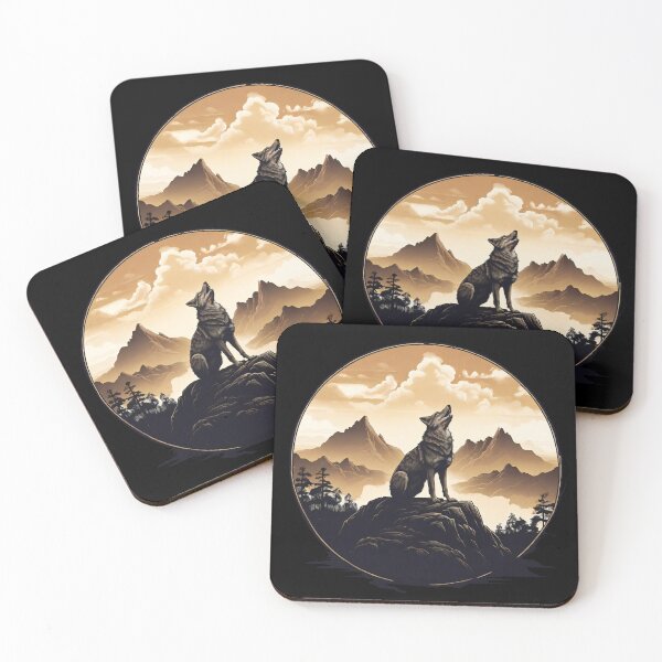 Item preview, Loneliness of the Wolf: Mountain Twilight designed and sold by MarketMovers.