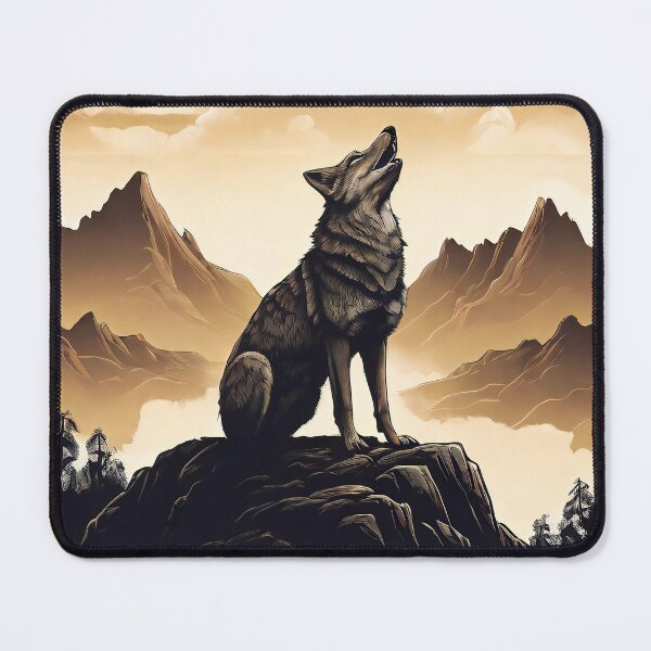 Item preview, Loneliness of the Wolf: Mountain Twilight designed and sold by MarketMovers.