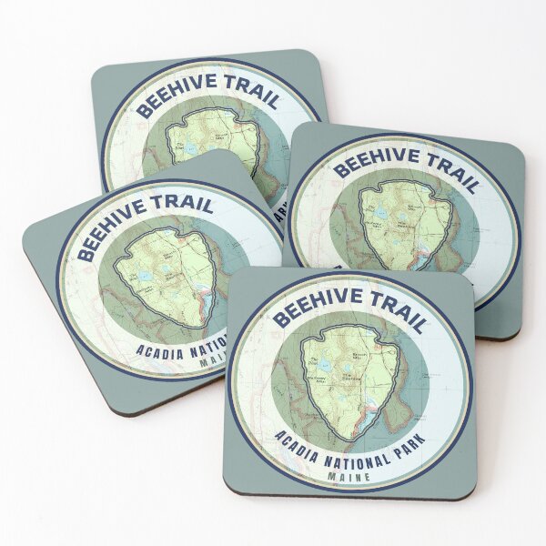 Item preview, Acadia Souvenir Map - Beehive Trail designed and sold by Willz Designz.