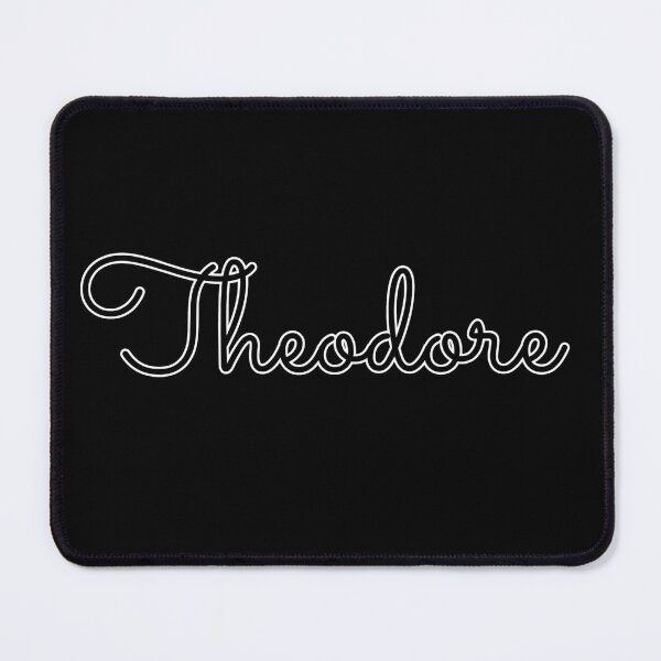 Item preview, Writing Theodore Name Label (Black) designed and sold by NormadWorld.