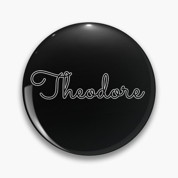 Item preview, Writing Theodore Name Label (Black) designed and sold by NormadWorld.