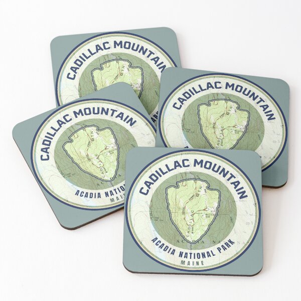 Item preview, Acadia Souvenir Map - Cadillac Mountain designed and sold by Willz Designz.