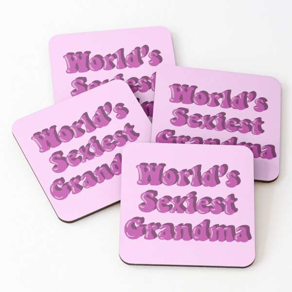 Item preview, World's Sexiest Grandma (pink) designed and sold by PastelMushroom.