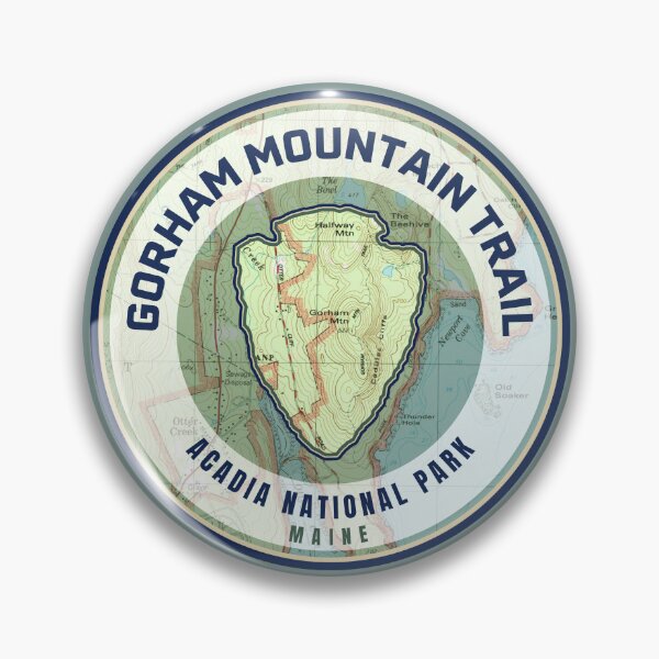 Item preview, Acadia Souvenir Map - Gorham Mountain Trail designed and sold by Willz Designz.