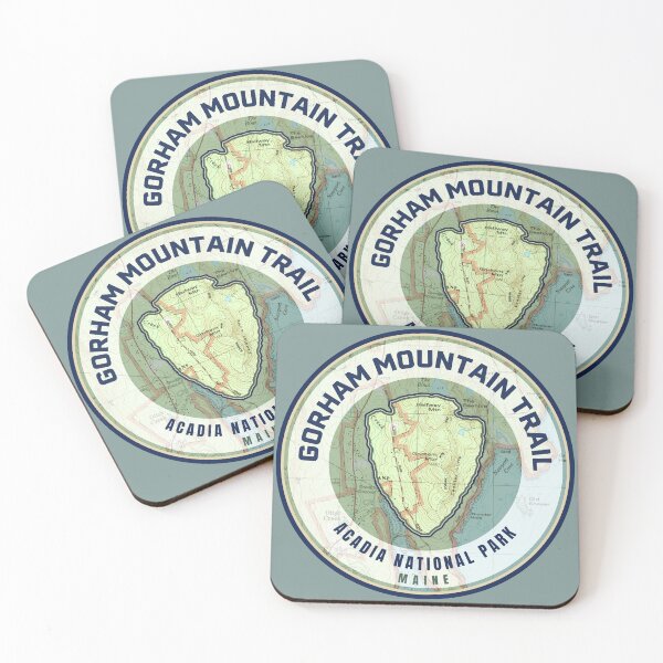 Item preview, Acadia Souvenir Map - Gorham Mountain Trail designed and sold by Willz Designz.