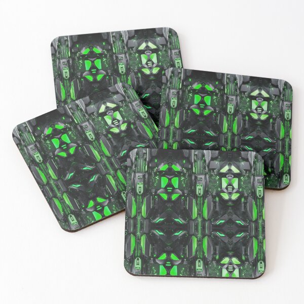 Item preview, Copy of Copy of Cybernetics - Black and Green - 03 designed and sold by Mystic-Images.