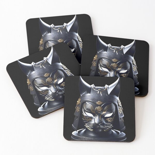 Item preview, Bakeneko - The Stealthy Ninja Samurai Cat designed and sold by ZipperDragon88.
