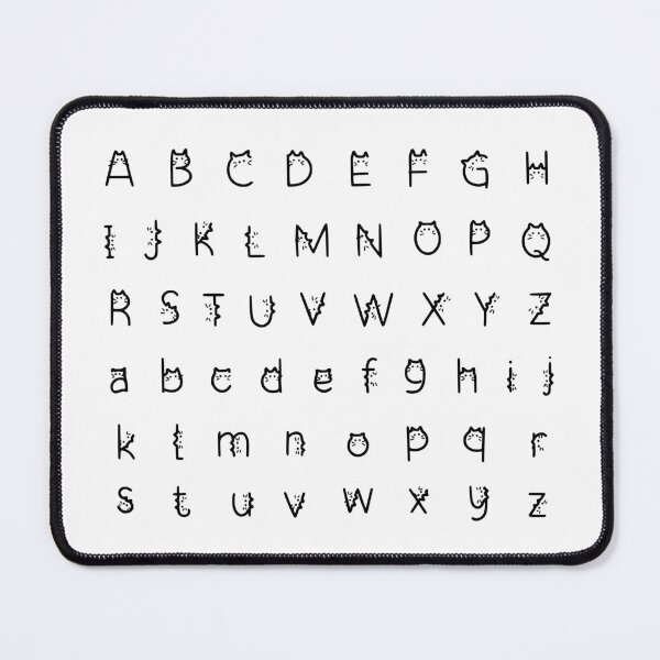 Item preview, Cat Alphabet designed and sold by chillaxcats.