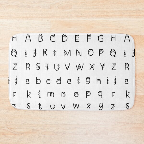 Item preview, Cat Alphabet designed and sold by chillaxcats.