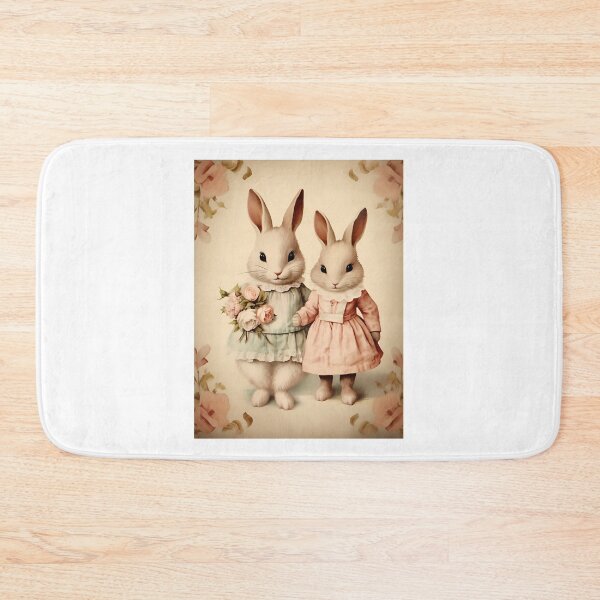 Item preview, Time-Traveling Valentines - Rabbits in a Historical Love Story Illustration designed and sold by Silver Medal.