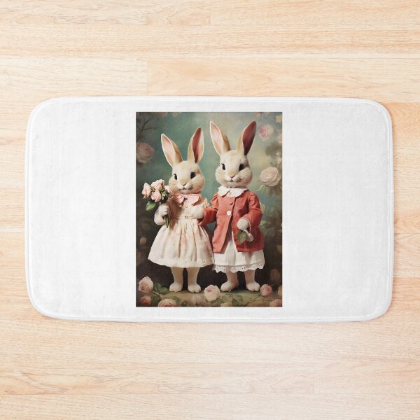 Item preview, Enchanted Bunny Courtship - The Art of Old-World Valentine's Romance designed and sold by Silver Medal.