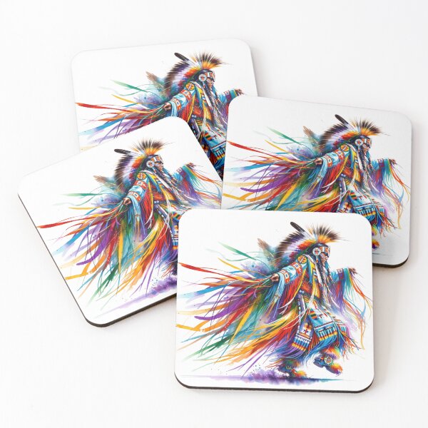 Item preview, Native American Grass Dancer designed and sold by Blue Raven Designs.