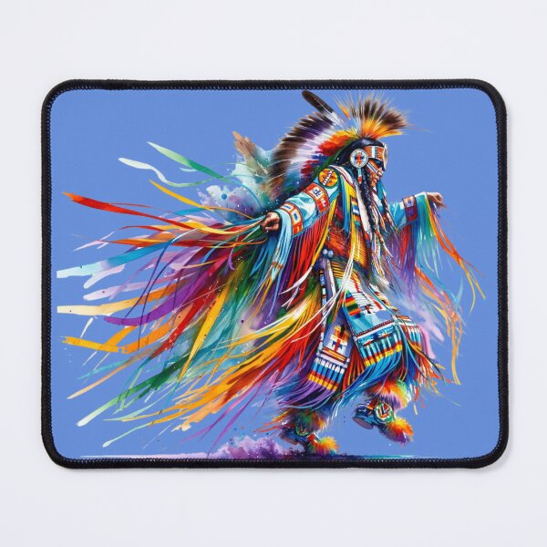 Item preview, Native American Grass Dancer designed and sold by Blue Raven Designs.