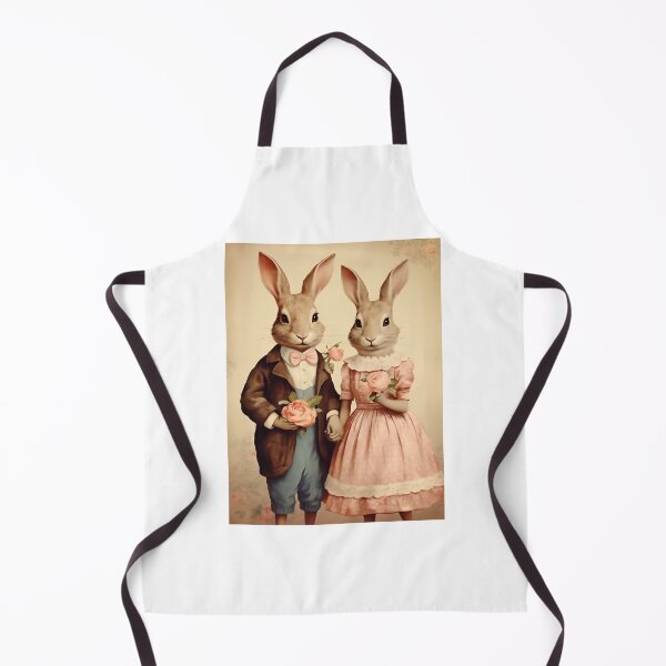 Item preview, Retro Rabbit Rendezvous - A Vintage Valentine's Day Encounter designed and sold by Silver Medal.