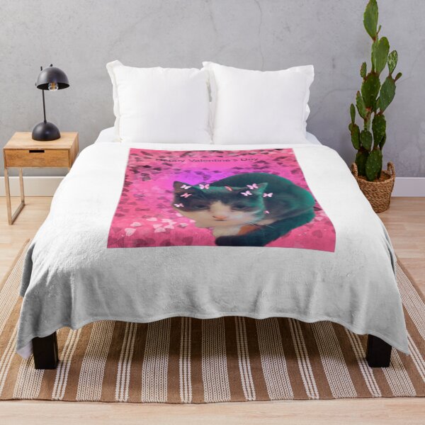 Item preview, Happy Valentine’s Day kitten designed and sold by NightSky-Design.