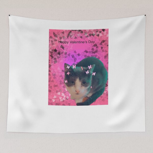 Item preview, Happy Valentine’s Day kitten  designed and sold by NightSky-Design.