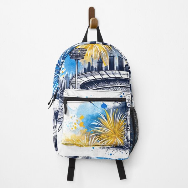 Item preview, Wankhede Stadium, Mumbai Single Line Watercolor designed and sold by ArtfulMiller.
