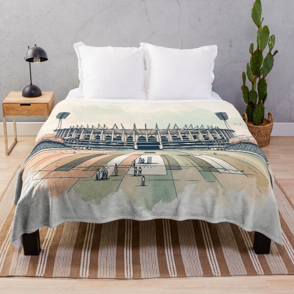 Item preview, Feroz Shah Kotla Ground (Arun Jaitley Stadium), Delhi, Single Line Watercolor designed and sold by ArtfulMiller.