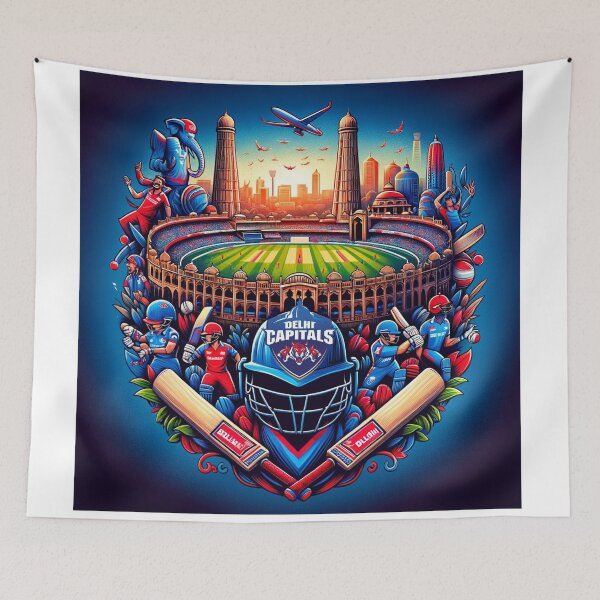Item preview, Delhi Capitals Artwork designed and sold by ArtfulMiller.