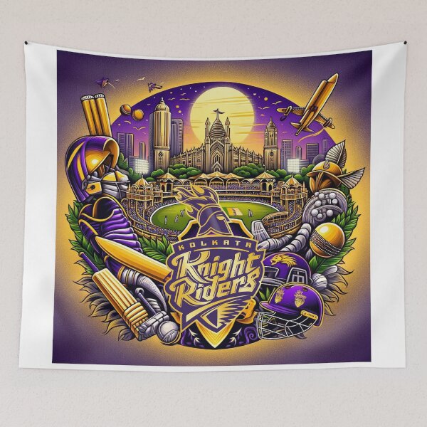 Item preview, Kolkata Knight Riders Artwork designed and sold by ArtfulMiller.