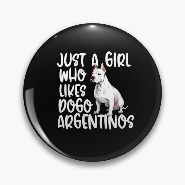 Item preview, Just A Girl Who Likes Dogo Argentinos designed and sold by TheAnimalZ00.