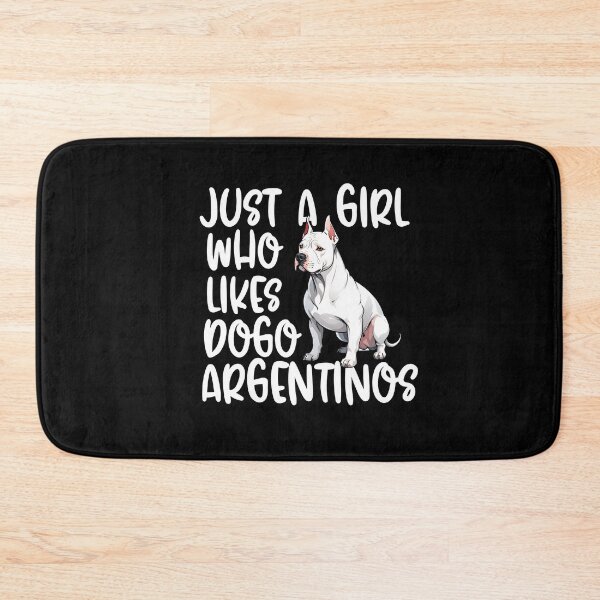Item preview, Just A Girl Who Likes Dogo Argentinos designed and sold by TheAnimalZ00.