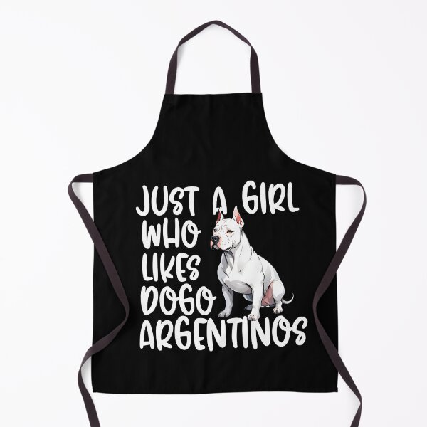Item preview, Just A Girl Who Likes Dogo Argentinos designed and sold by TheAnimalZ00.