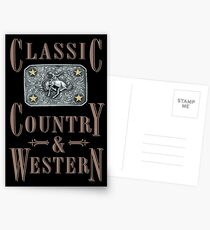 Classic Country & Western (Bucking Bronco) Postcards