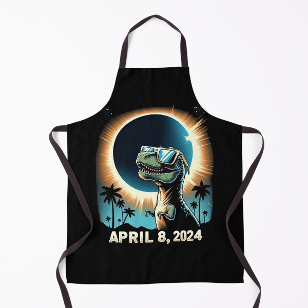 Artikelvorschau, 2024 Sonnenfinsternis-Shirt Dino Trex trägt ein Sonnenfinsternis-Brillen-T-Shirt entworfen und verkauft von MAPDDesigns.