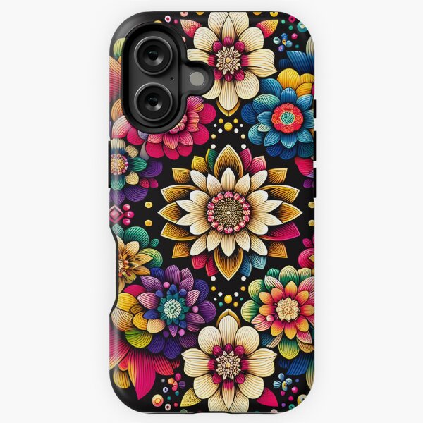Vista previa del artículo con la obra «Arte clásico de flores coloridas», diseñado y vendido por wakuwazoo.